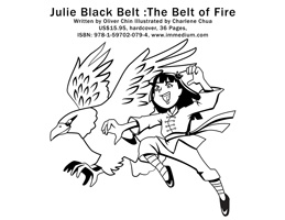julie black belt the kung fu chronicles coloring sheet